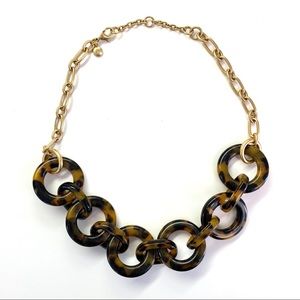 J. Crew Tortoise Link Necklace